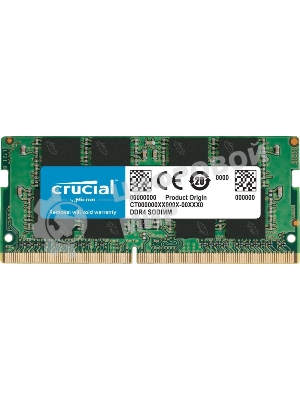 Оперативная память Crucial, DDR4, 8GB (1x8GB), 3200MHz, CL22 SO-DIMM