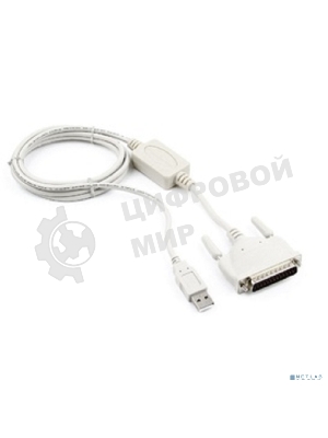Переходник Gembird Переходник с USB DB25M/AM 1.8m блистер