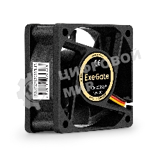 Вентилятор для корпуса ExeGate EX06025S3P черный, 60 мм, 3500 об/мин, 24 дБ, 3 pin
