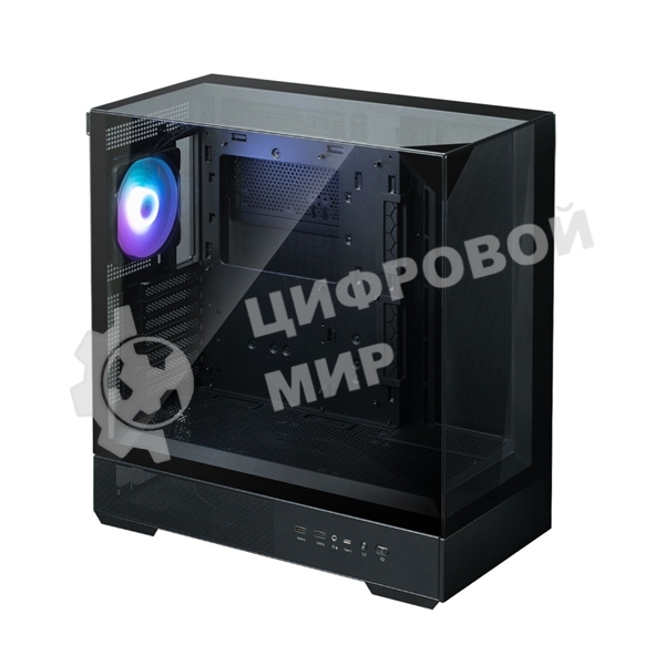 Компьютерный корпус ZALMAN P40 Prism, ATX, черный, WINDOW, 2x3.5