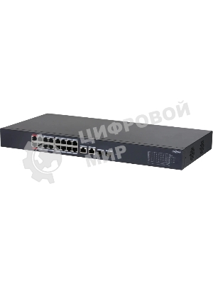 Коммутатор Dahua DH-CS4220-16GT-190 16x100 Мбит/с 2x1 Гбит/с 2xКомбо(1000BASE-T/SFP) управляемый