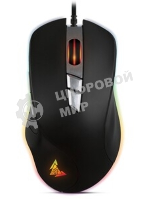 Мышь проводная Crown CMGM-903 черный, 7000 dpi, USB, кнопки - 7