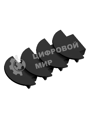 Заглушка для профиля GP8120 BK черный 21.5*6.8