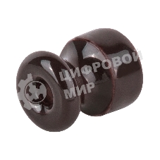Комплект изоляторов без винта Werkel Ретро 100 шт. (коричневый) W6431414