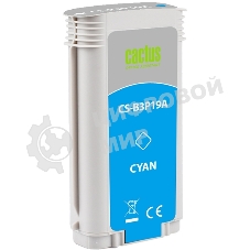 Картридж струйный Cactus CS-B3P19A №727 голубой (130 мл) для HP DJ T920/T1500