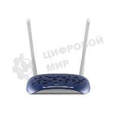 Маршрутизатор TP-Link VDSL/ADSL 300Mbps Wi-Fi VDSL/ADSL Modem Router,  802.11b/g/n, 300Mbps at 2.4GHz, 4 FE LAN ports, 2 fixed antennas, Clound Support, with VDSL splitter, Annex A/B