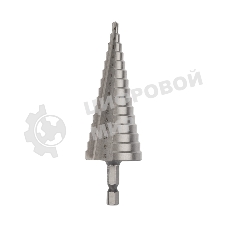 Сверло по металлу ступенчатое Kranz 4,0-32,0 мм