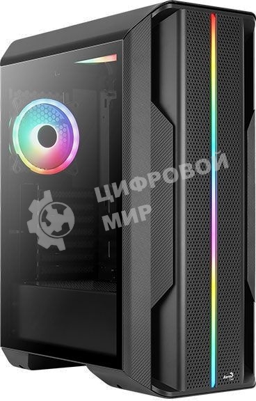Компьютерный корпус Aerocool/Formula Splinter Duo-G-BK-v1 черный без БП mATX 2x120мм 2xUSB3.0 audio