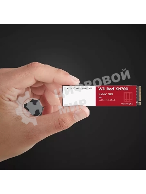 Накопитель SSD WD Red SN700, 1Tb, PCIe 3.0 x4, M.2 2280, NVMe, R/W 3430/3000