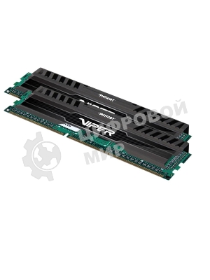 Оперативная память Patriot Viper 3, DDR3, 8GB (2x4 GB), 1600 MHz, CL9, DIMM, радиатор, черный