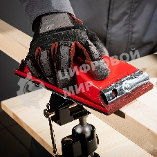 Брусок для шлифования Matrix 210 х 105 мм, пластиковый с зажимами