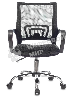 Кресло Бюрократ CH-695NLTSL черный, сетка/ткань, 120 кг, механизм качания