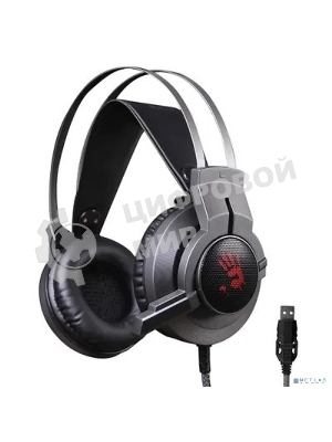 Гарнитура Bloody G437 чёрный, проводная, подсветка