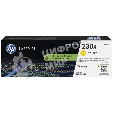 Картридж лазерный HP 230X Yellow Original LaserJet Toner Cartridge