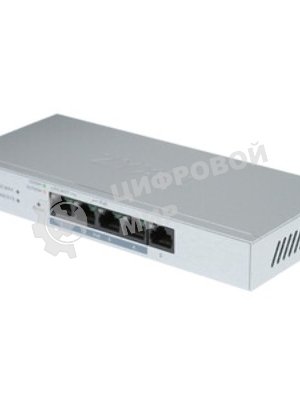 Коммутатор ZYXEL Web-managed Gigabit PoE Switch Zyxel GS1200-5HPv3, 5xRJ-45: 1G (4xPoE+), 68W PoE budget, desktop, fanless