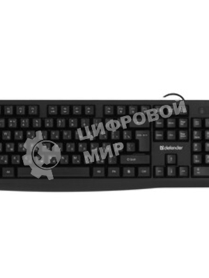 Клавиатура Defender Navigator HB-138 проводная, USB Type-A, чёрный