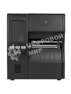 Принтер этикеток термотрансферный коммерческий Zebra TT ZT411 203 dpi, 356 мм/сек, USB, RS-232, Ethernet, USB Host, Bluetooth, серый/черный