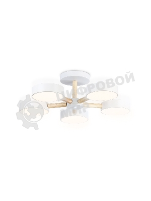 Светильник Ambrella light FL4825/5 WH белый 3000K-6400K 65W D580*160 (ПДУ ИК)