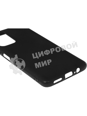 Чехол (клип-кейс) BORASCO Silicone Case, для Xiaomi Poco M4 Pro, черный (матовый) 70106