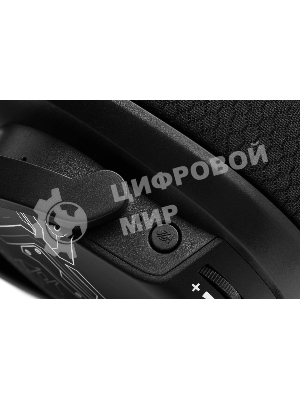 Гарнитура Bloody GR370 черный, беспроводная + проводная, Bluetooth, до 45 ч, подсветка