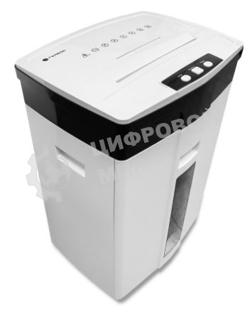 Шредер ГЕЛЕОС УМ28-5, DIN P-5 (5 ур-нь секр.), 28 литров, фрагмент 1,9х12мм, 13-14 лист (70г/м2), CD/пл.карты/скрепки/скобы,