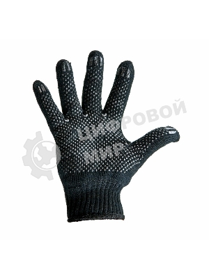 Перчатки полушерстяные с покрытием ПВХ (