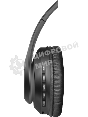 Беспроводные/проводные наушники Defender FreeMotion B552 черный, накладные, Bluetooth + проводной, складная конструкция, до 5 ч