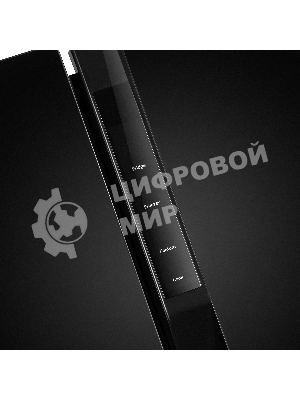 Холодильник Hyundai CS6503FV черное стекло двухкамерный 407/205л морозилка сбоку, No Frost, Side by Side