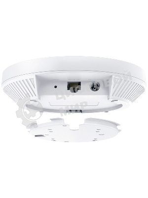 Потолочная точка доступа TP-Link EAP653 AX3000 Ceiling Mount Dual-Band Wi-Fi 6 Access Point, 1 1Gbps RJ45 Port, 574Mbps at2.4 GHz + 2402 Mbps at 5 GHz, 802.3at POE, 2 Internal Antennas