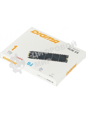 Накопитель SSD Digma Run S9, 1ТБ, SATA III, M.2 2280, R/W 530/480
