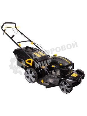 Газонокосилка Champion LM5345 Мощность двигателя 4,5/6 кВт/л.с, Вес без травосборника 39,6 кг, Самодвижущаяся, Ширина кошения 530 мм, Высота кошения 25-75 мм, Тип/объем травосборника мягкий/75 л, Мульчирование, Боковой выброс, Задний выброс, Регулировка высоты кошения/количество положений один рычаг/7, Объем двигателя 200 см3, Объем топливного бака 1,25 л, Максимальный расход топлива 360/1,1 г/кВт•ч/л/ч, Объем картера 0,6 л, Уровень вибрации на рукоятке 5,45 м/с2, Уровень мощности звука 96,3 дБ, Уровень звукового давления 81,3 дБ, Материал деки сталь.