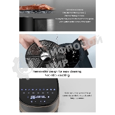 Аэрогриль Leacco AF017 Air Fryer Black