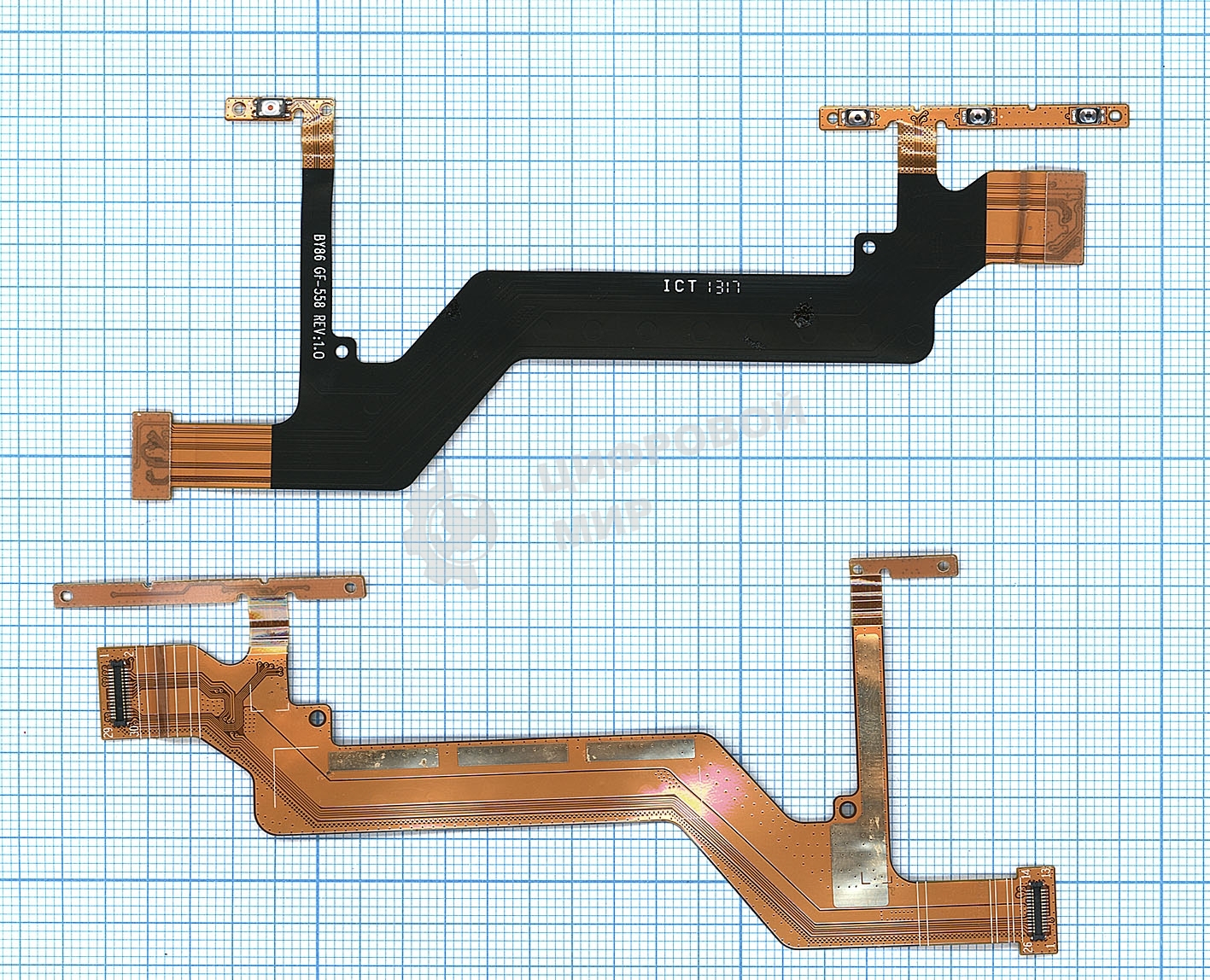 Шлейф кнопки включения и кнопок громкости для Sony Xperia XA1 Ultra G3226