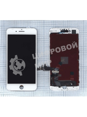 Дисплей для iPhone 7 Plus в сборе с тачскрином (Tianma), белый