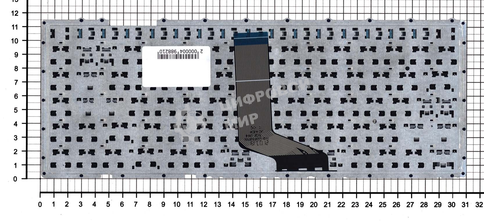 Клавиатура для ноутбука Asus Pro P2440UA черная