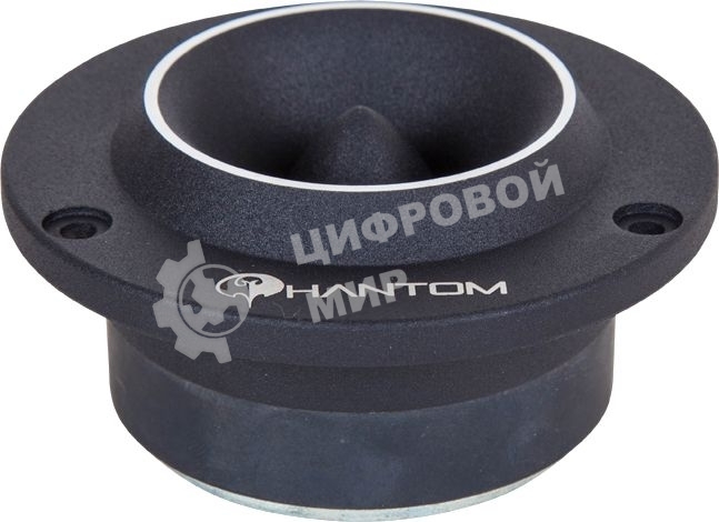 Колонки автомобильные Phantom MT30, 80Вт, 98дБ, 4Ом, 2.5 см, без решетки (1 дюйм) (ком.:2 кол.)