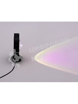 Атмосферная светодиодная настольная лампа Ambrella light DE8383 BK черный LED RGB 3W (ПДУ RGB)