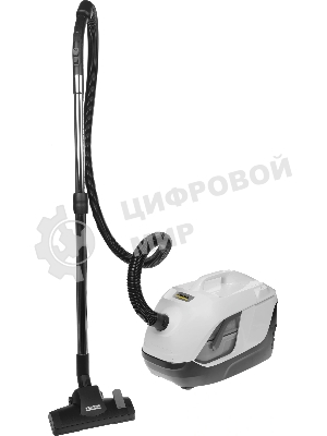 Пылесос Karcher DS 6 Plus белый/черный, 350/650 Вт, уборка влажная/сухая, пылесборник контейнер 2 л