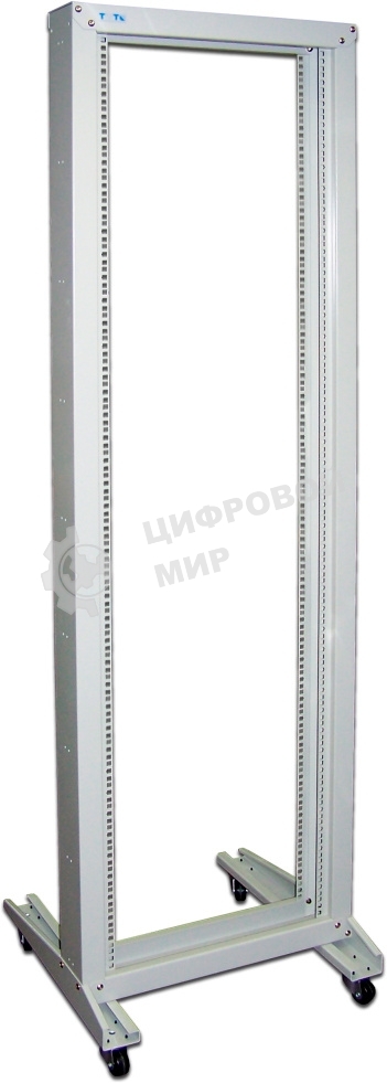 Стойка однорамная Lanmaster TWT-RACK1-42U 42U 600ммX600мм 150кг серый