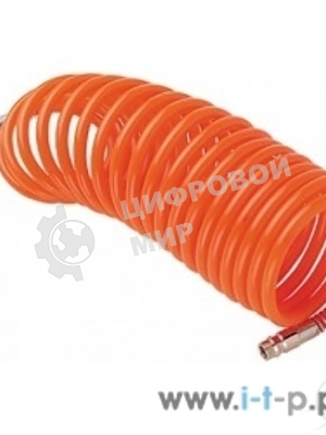 Шланг FUBAG 170301 спиральный с фитингами рапид полиуретан 15бар 6x10мм 10м