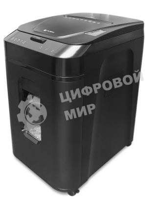 Шредер ГЕЛЕОС АП40-4, DIN P-4 (4 ур-нь секр.), фрагмент 3,9х12мм, АВТОПОДАЧА 170 лист (70г/м2), пл.карты/скрепки/скобы, 37 литров