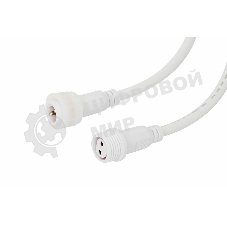 Соединительный кабель Rexant (2pin) герметичный (IP67) 2х1,0 мм² белый