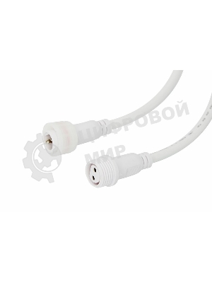 Соединительный кабель Rexant (2pin) герметичный (IP67) 2х1,0 мм² белый
