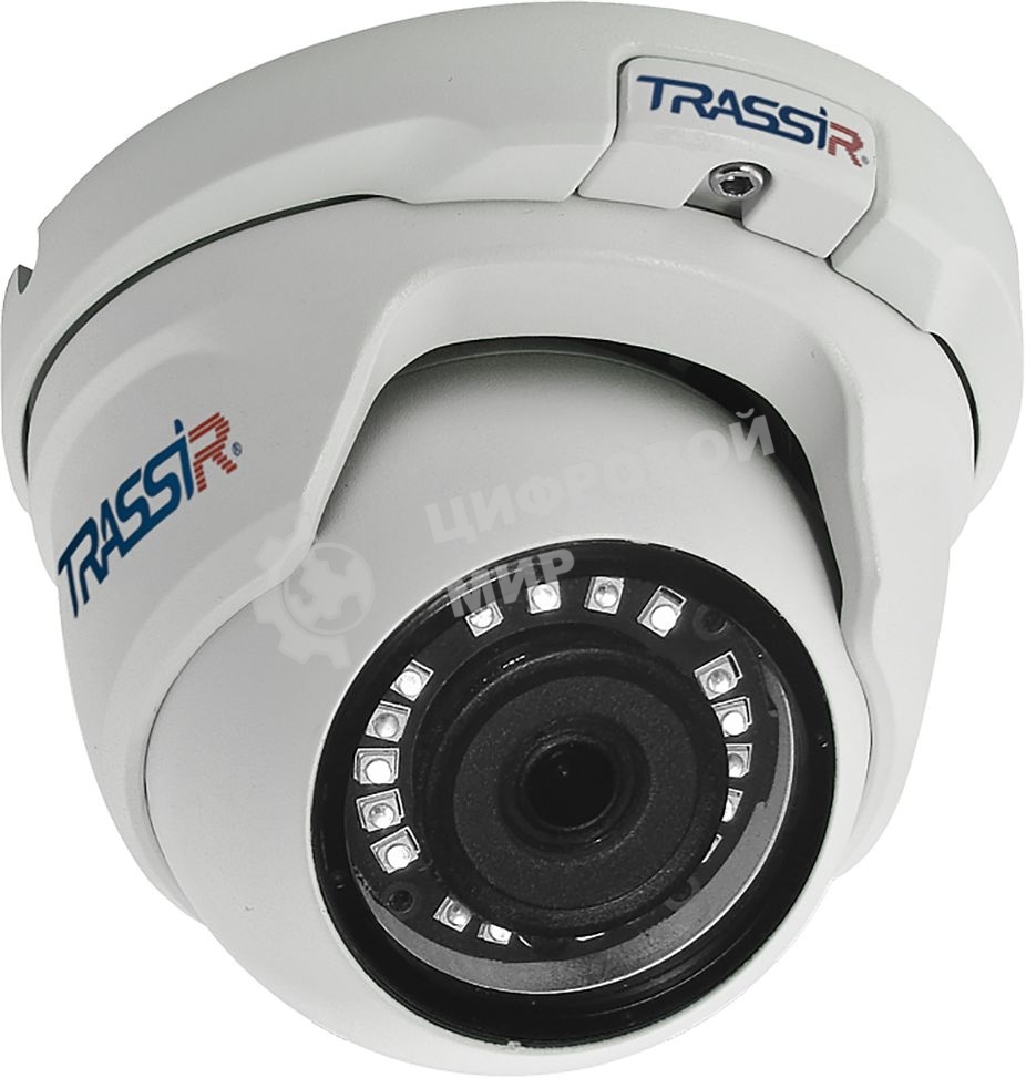 Камера видеонаблюдения IP Trassir TR-D2S5-noPoE v2 3.6-3.6мм цв. корп.:белый