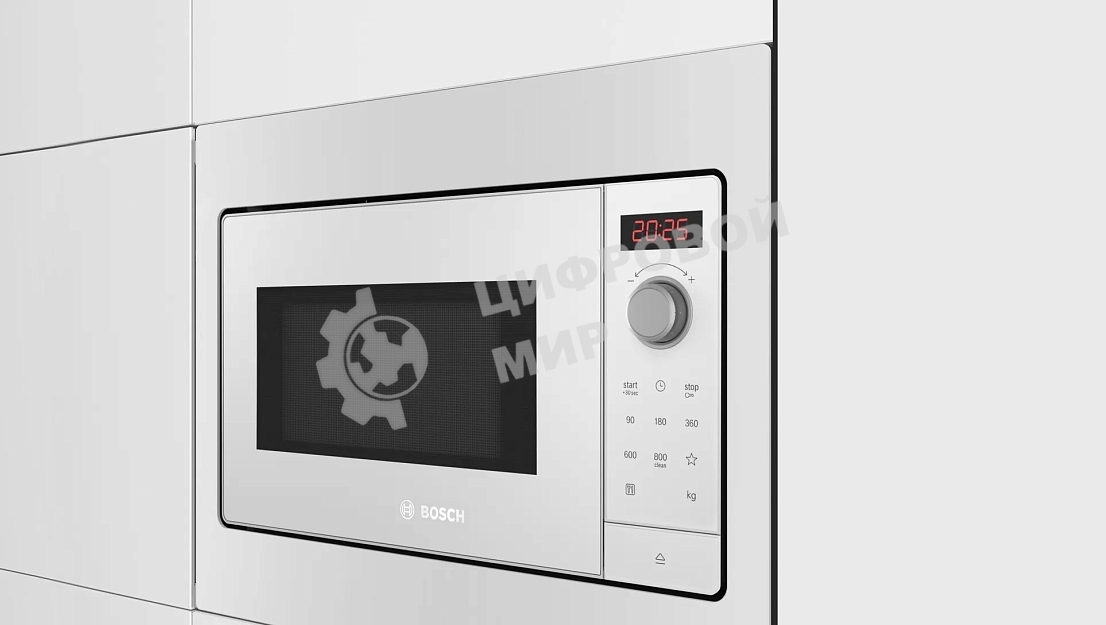 Встраиваемая микроволновая печь Bosch BFL523MW3 Serie 2 белый