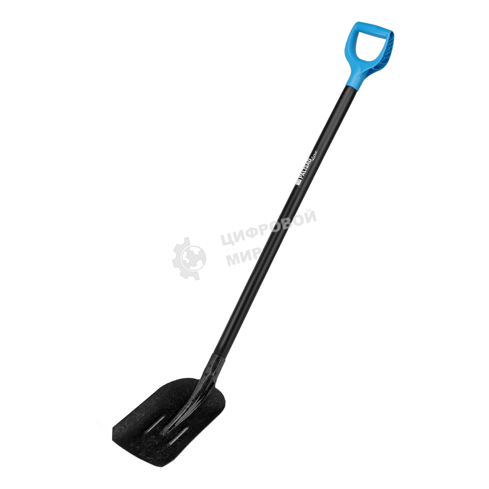 Лопата совковая Palisad LUXE 235х285х1310 мм, ребра жесткости, деревянный черенок, с рукояткой