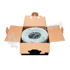 Кабель Cablexpert UPC-5051E-4-CU, UTP indoor 4x2x0.51, медный, кат.5e, однож., 305м, box, серый