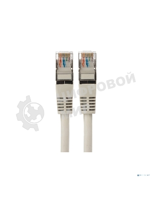 Пaтч-корд F/UTP, Rexant cat. 5e, RJ45-RJ45, экранированный, 24AWG, LSZH, серый, 2м
