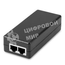 PoE-инжектор Gigabit Ethernet на 1 порт, мощностью до 30W. Совместим с оборудованием PoE IEEE 802.3af/at. Мощность PoE на порт - до 30W. Напряжение PoE - 48V(конт. 4,5(+), 7,8(-)). Порты: вх. - 1 x RJ45(10/100/1000 Base-T), вых. 1 x RJ45(10/100/1000 Base-