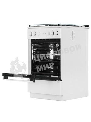 Плита комбинированная Gorenje GK5A21WH белый, конфорок 4 газовых, духовка 68 л, 50 см x 85 см x 59.4 см
